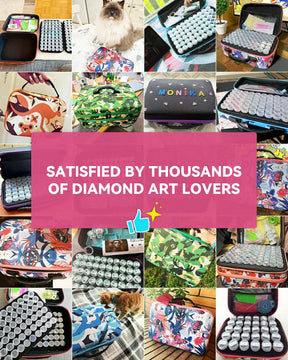 Medium Size 120 Containers Diamond Painting Storage Case - ARTDOT
