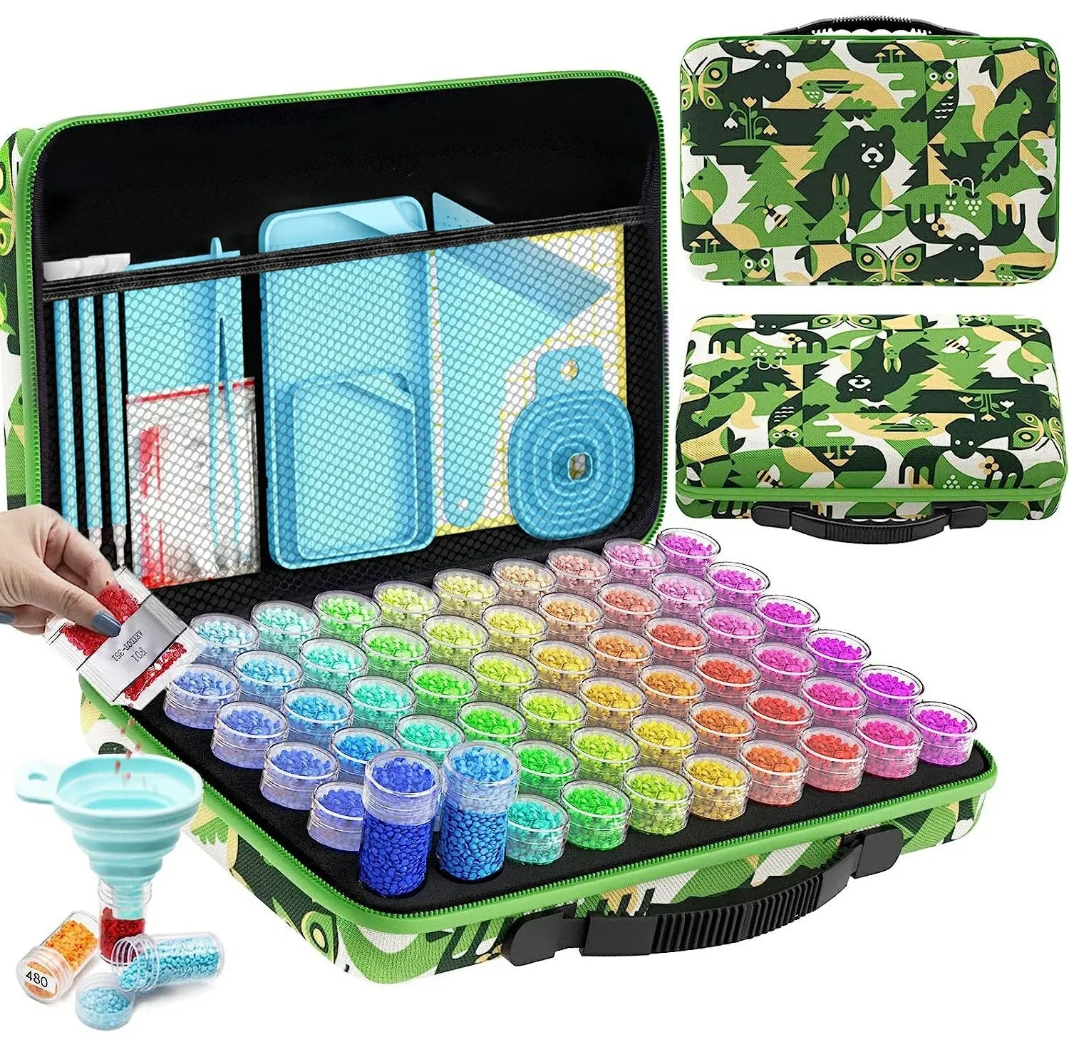 Medium Size 60 Containers Diamond Painting Storage Case - ARTDOT