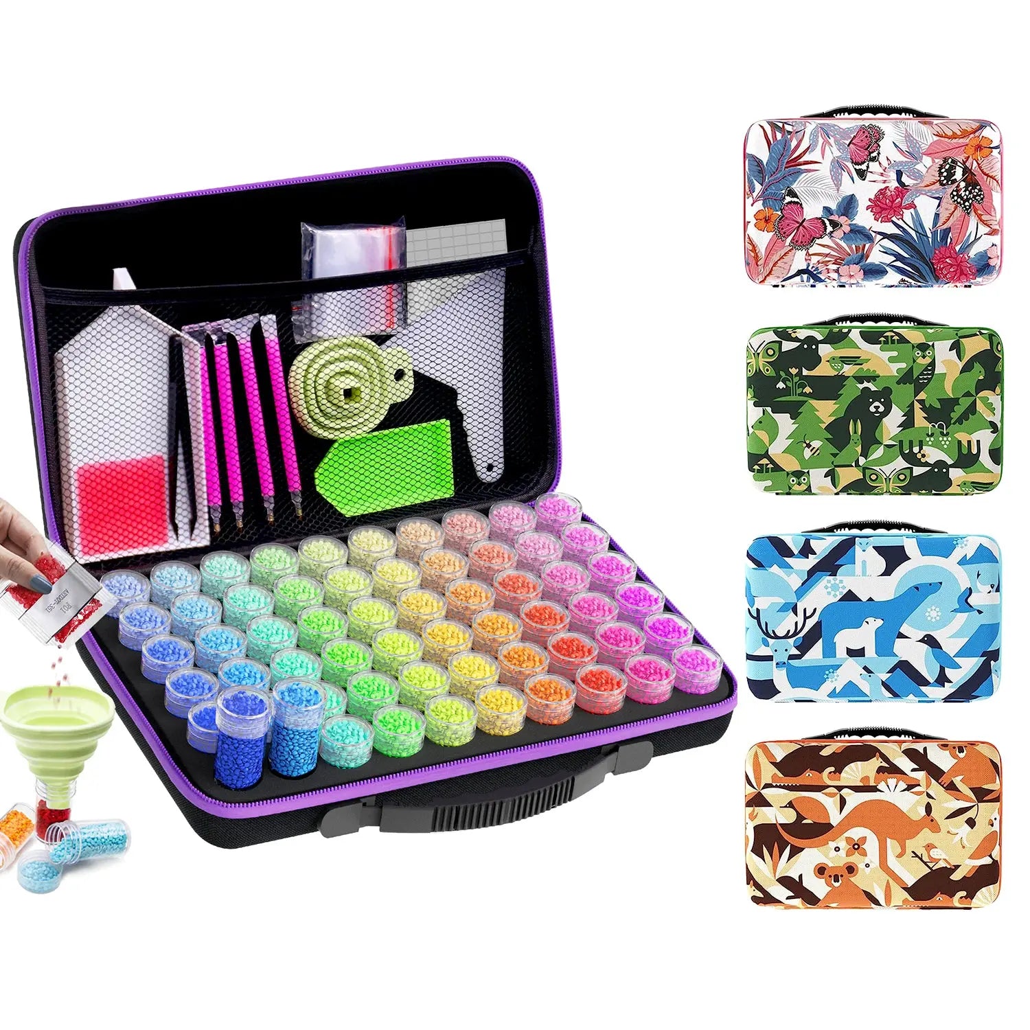 Medium Size 60 Containers  Diamond Painting Storage Case - ARTDOT