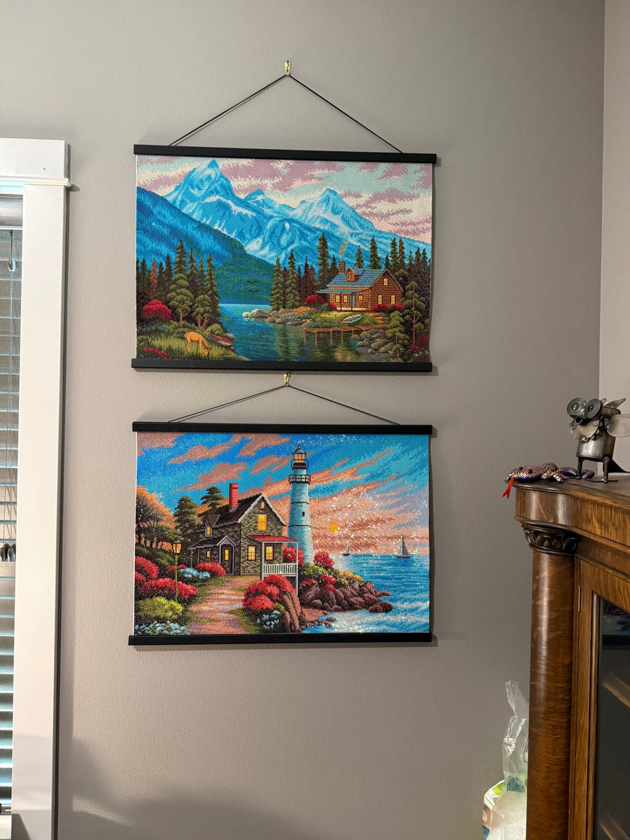 Just finished and hung my second canvas; the colors in an Art Dot canvas really pop out!!