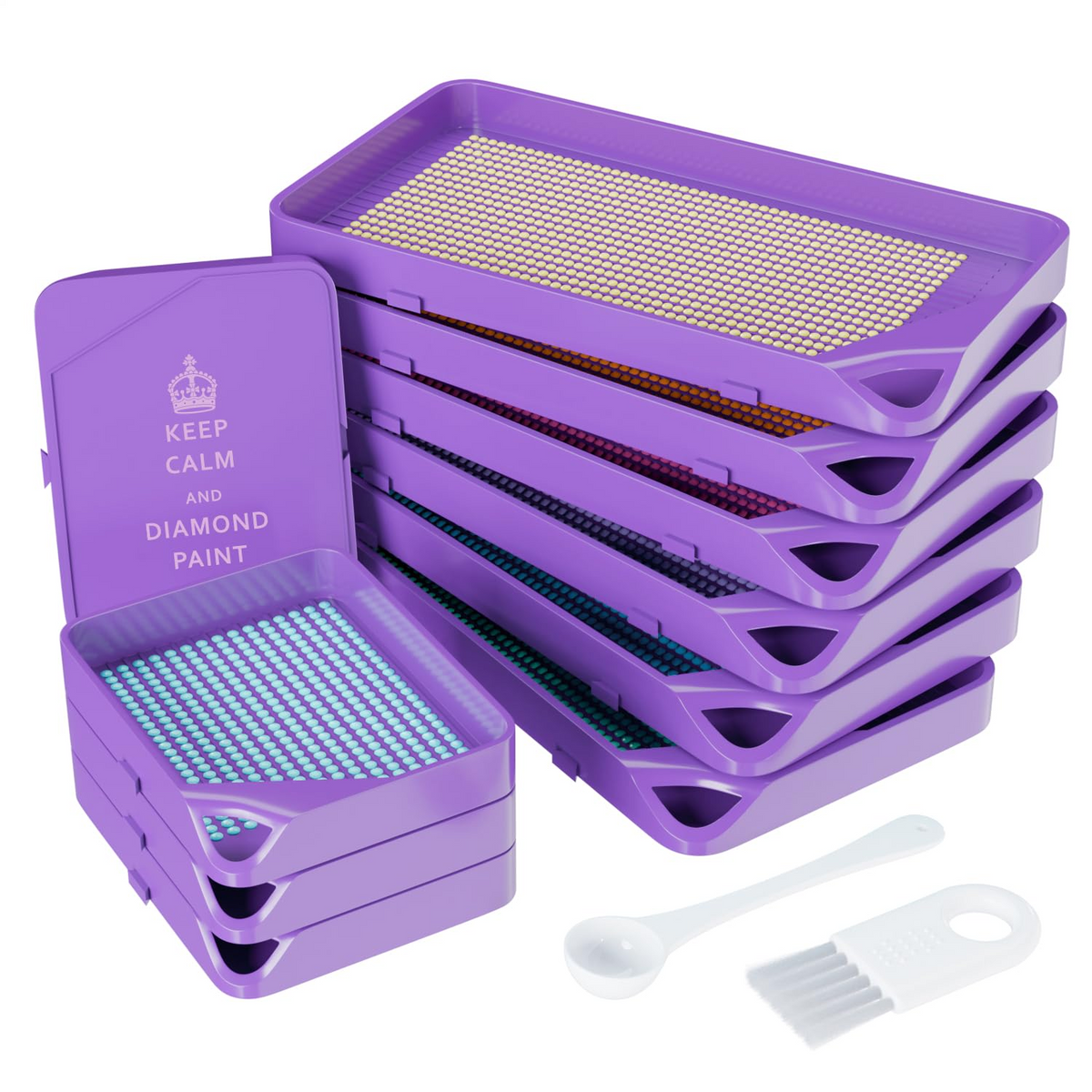 Purple Anti-Slip Sticky Mat For Diamond Painting - Non-Slip Mat For Diamond Trays & Tools