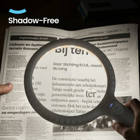 Rechargeable Large Magnifying Glass with Light, Adjustable Light Temperature ARTDOT