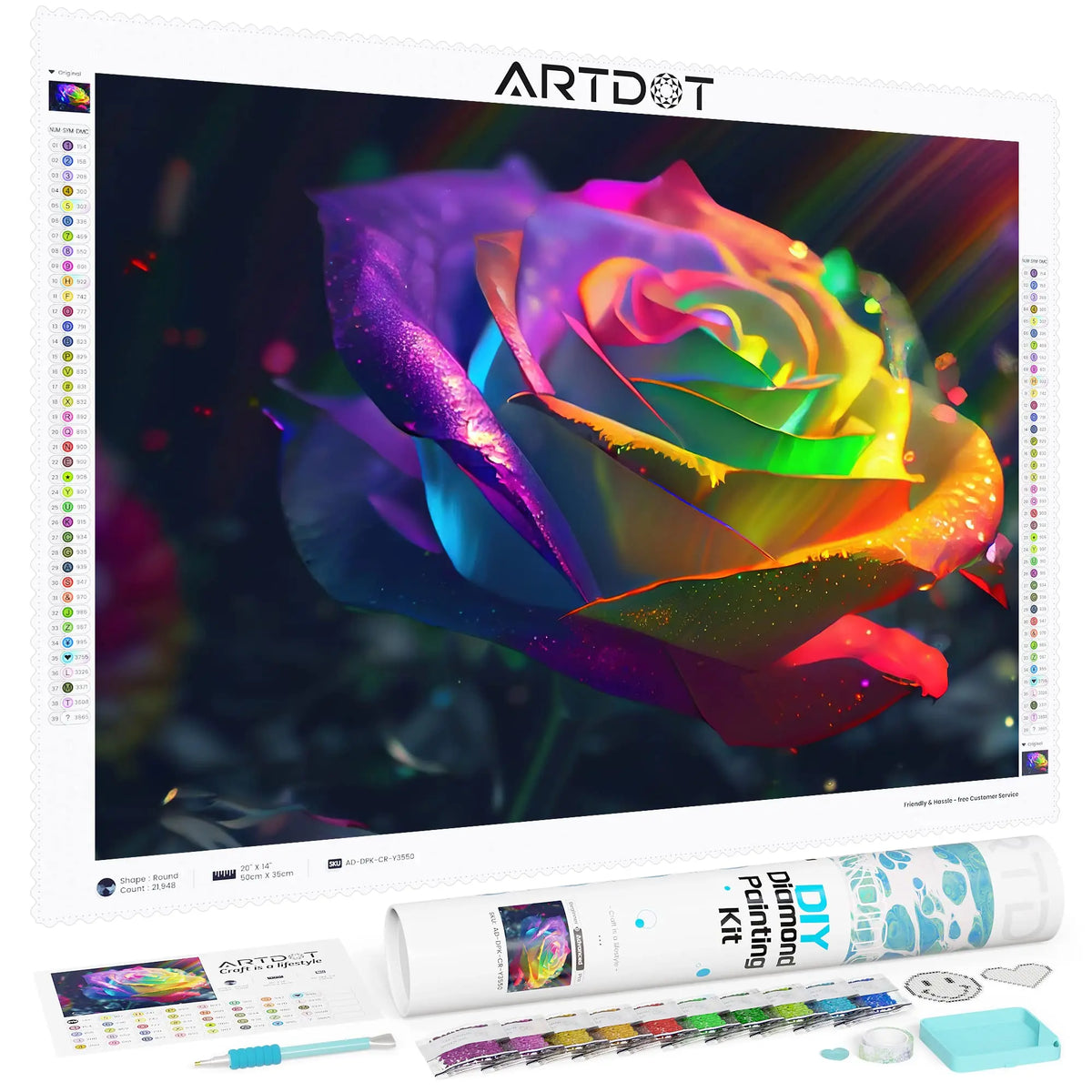 Rose Diamond Painting Kits - ARTDOT