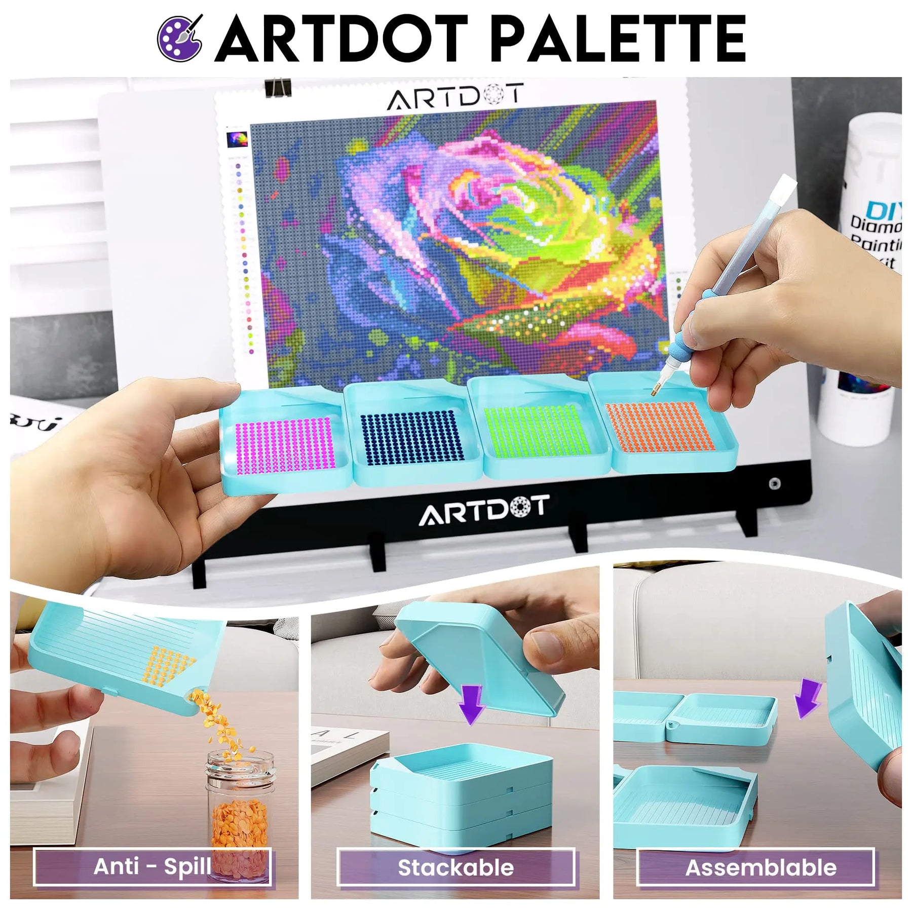 Rose Diamond Painting Kits - ARTDOT