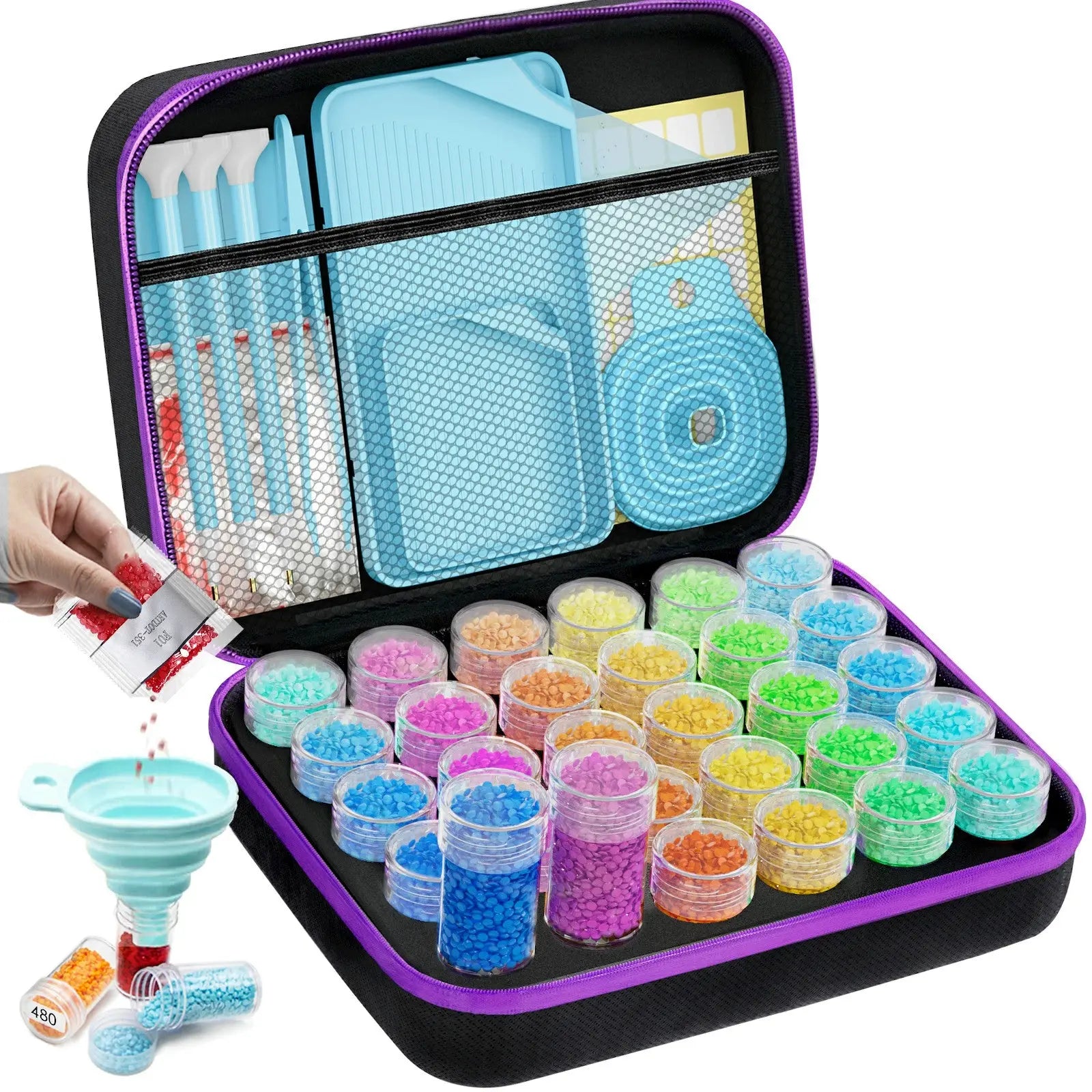30 Containers Diamant schilderen opbergdoos | ARTDOT®