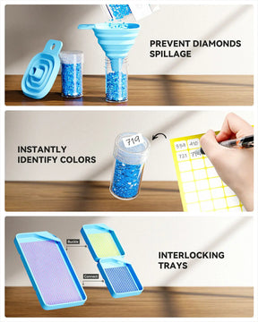 Small Size 30 Containers Diamond Painting Storage Case - ARTDOT