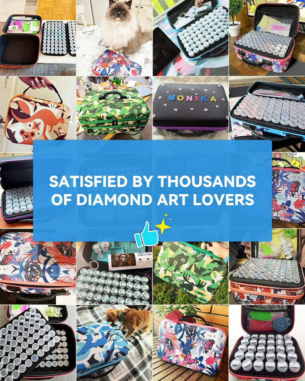30 stks Diamond Painting opbergdoos met gereedschap, draagbare kralen 30 stks Diamond Painting opbergdoos met gereedschap, draagbare kralen