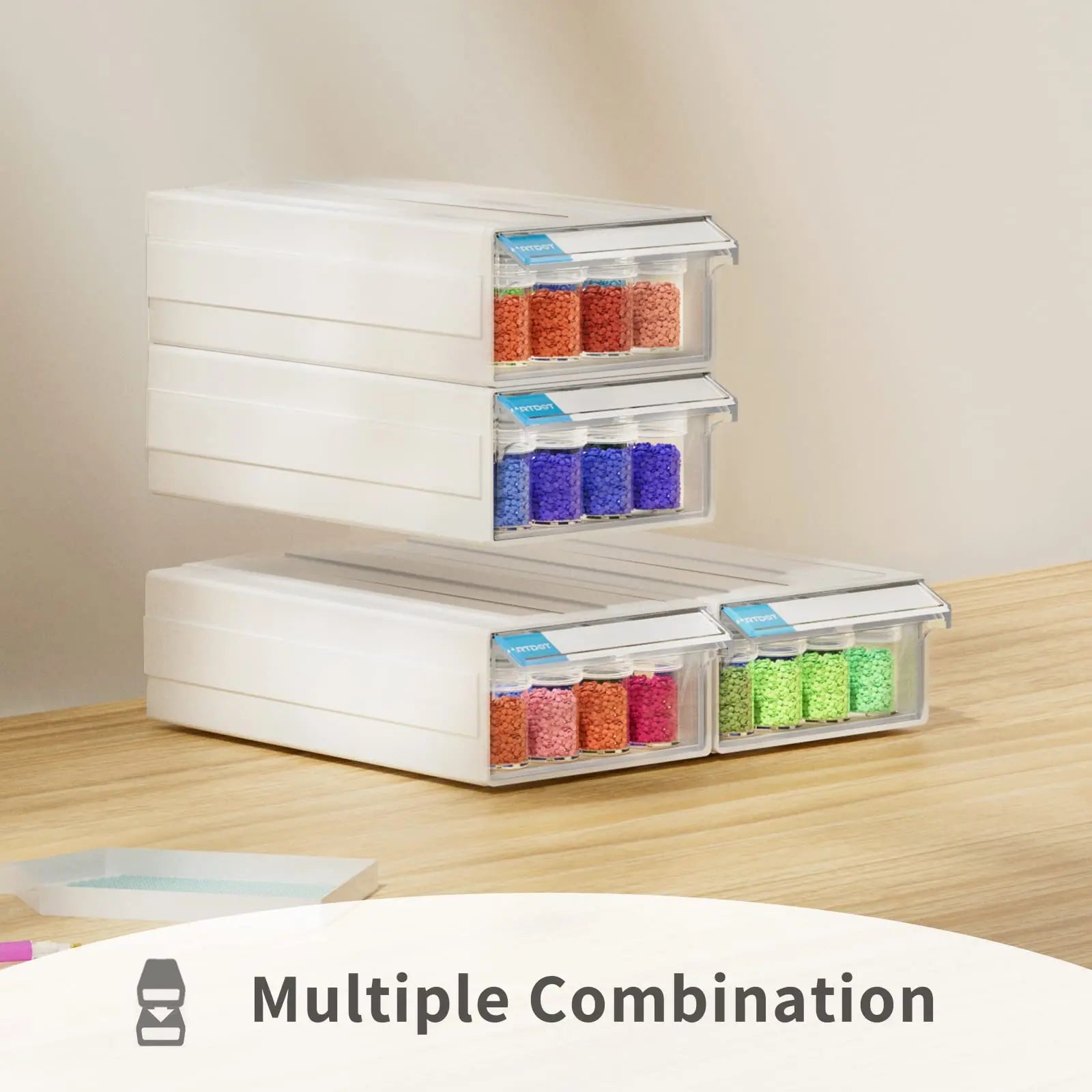 Stackable Storage Containers for Diamond Art (Round) - ARTDOT