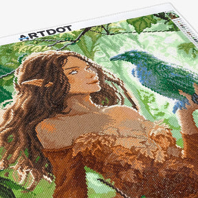 The Seer, Fantastic Animal Large Diamond Painting Kit (Square Drills, 18.7"×27.6") ARTDOT