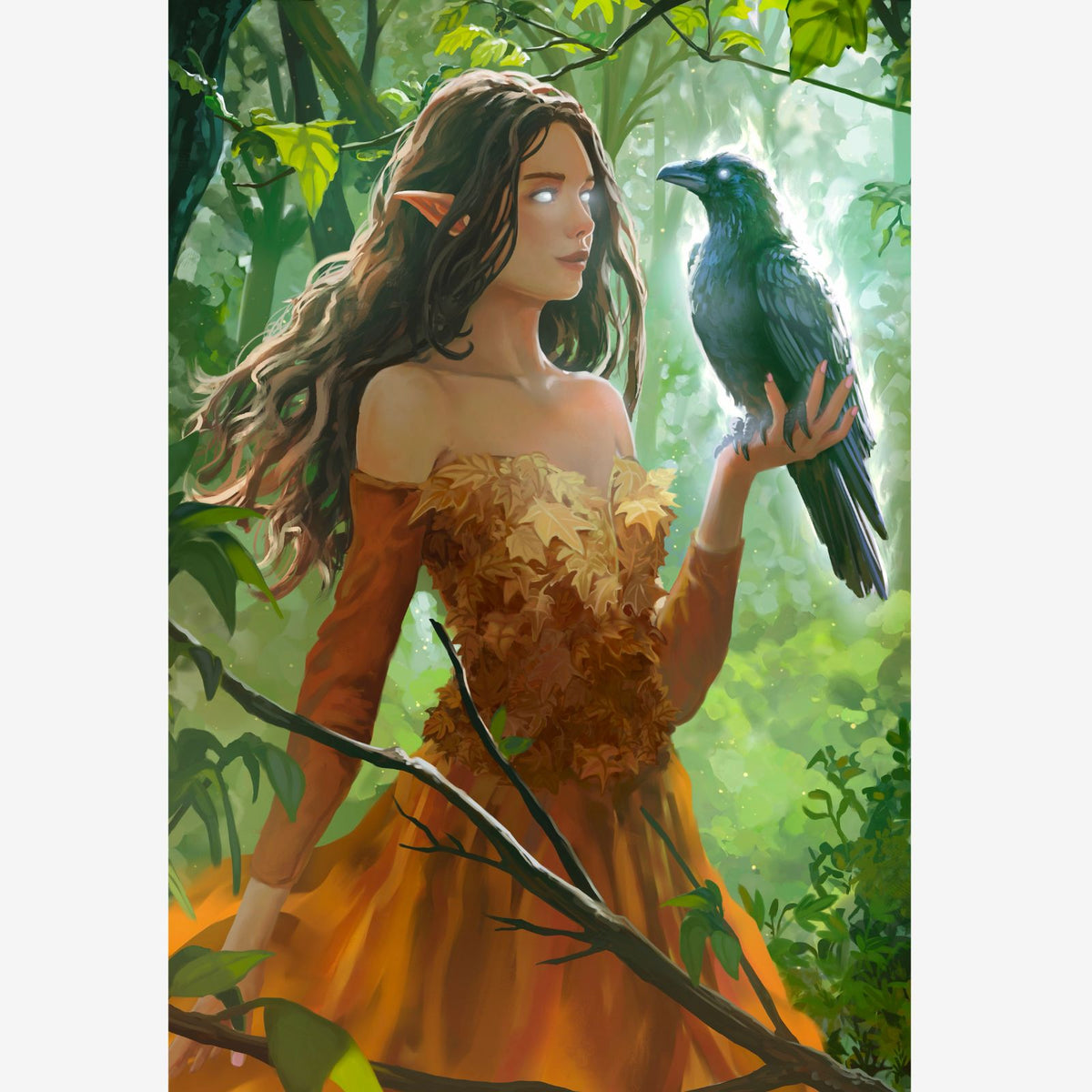 The Seer, Fantastic Animal Large Diamond Painting Kit (Square Drills, 18.7"×27.6")