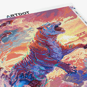 Water Tiger, Fantastic Animal Large Diamond Painting Kit (Square Drills, 18.7"×27.6") ARTDOT