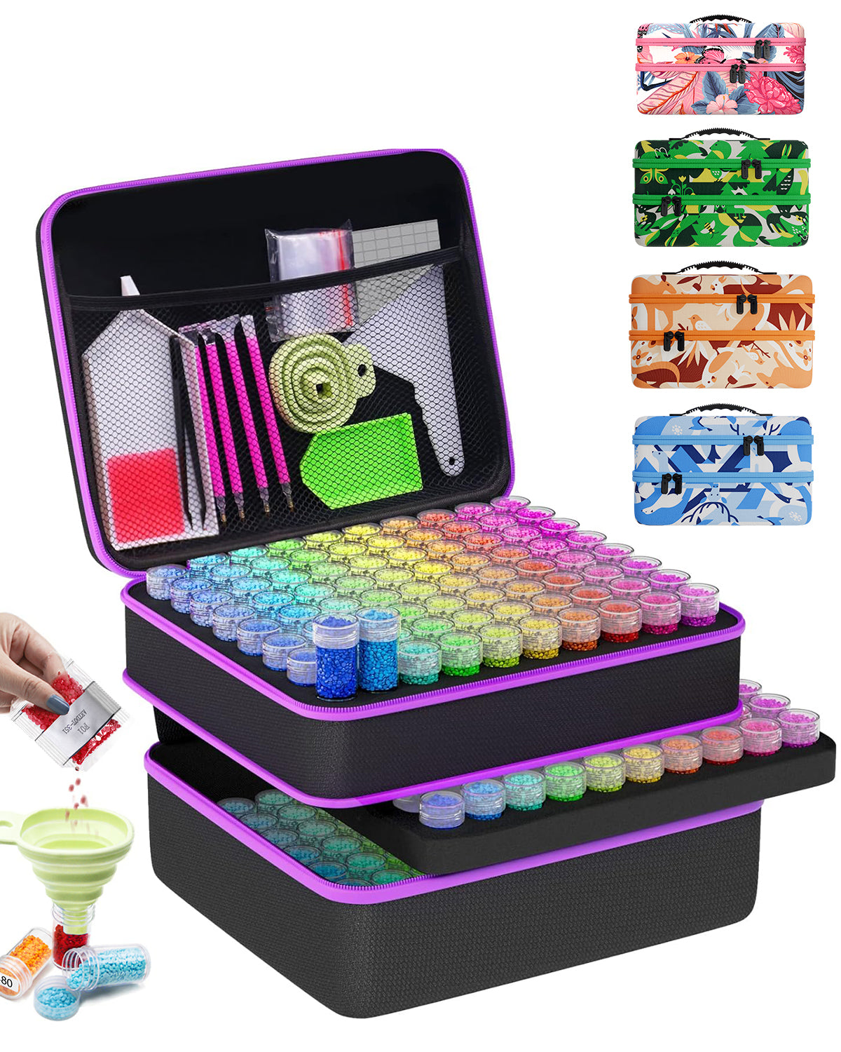 X-Large Size 240 Containers Diamond Painting Storage Case - ARTDOT