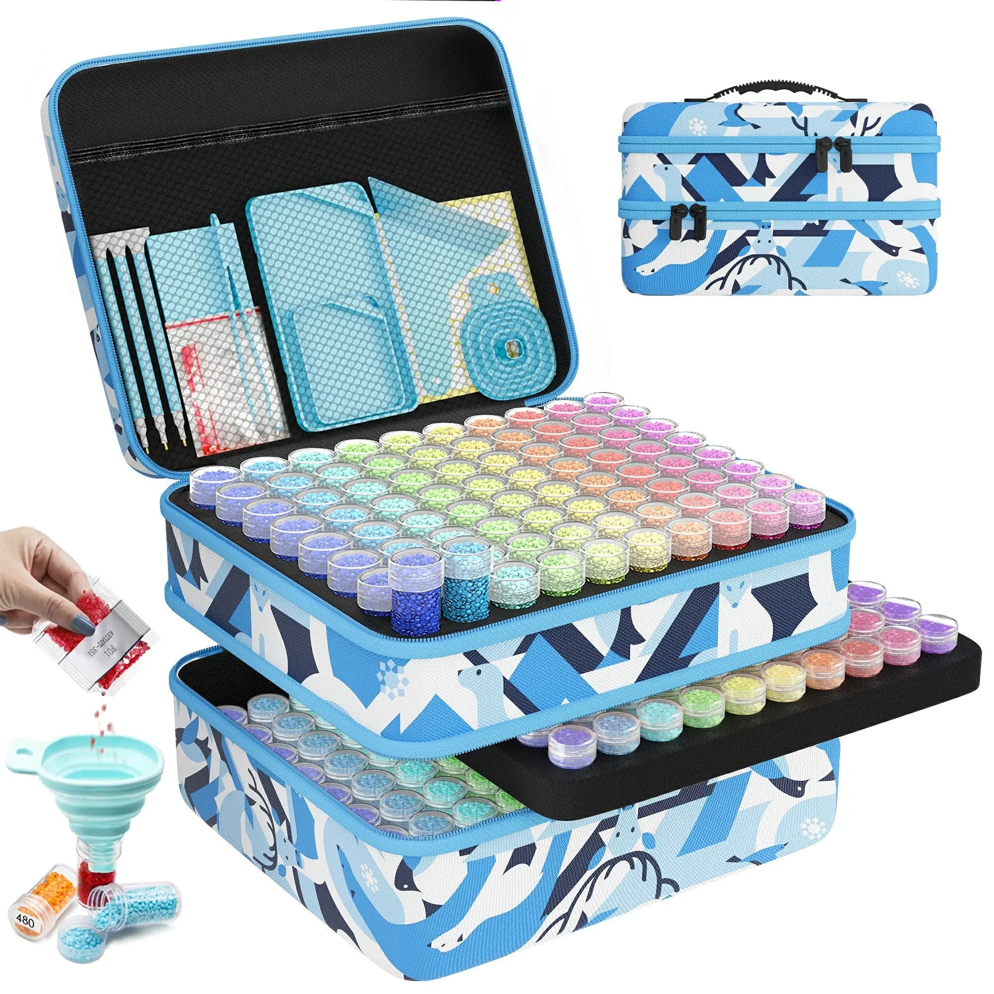 240 Containers Diamond Painting Storage Case for Beads | ARTDOT®