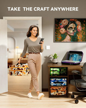 Medium Size 240 Containers Diamond Painting Storage Case - ARTDOT