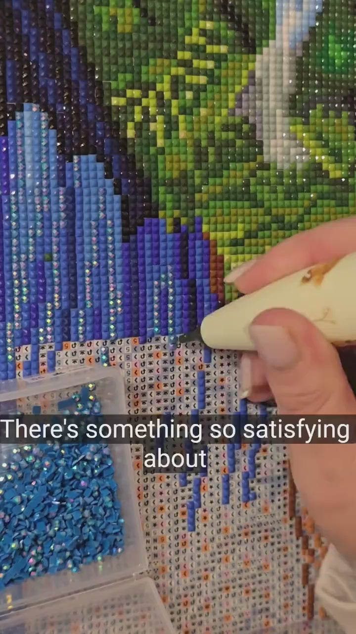 Placing and moving the drills.