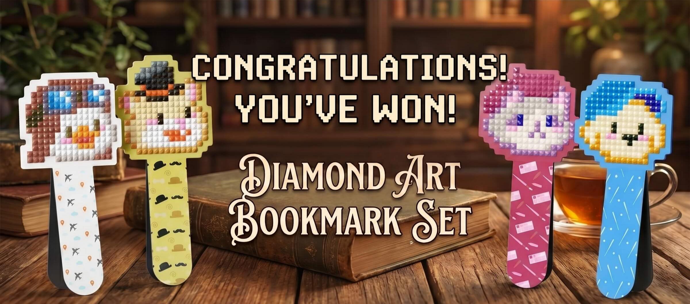 Diamond Art Bookmark Set - FREE!